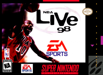 Pochette NBA Live 98 version Super Nintendo