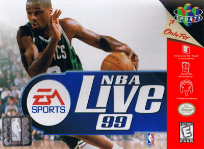 Pochette NBA Live 99 version Nintendo 64