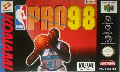 Pochette NBA Pro 98 version Nintendo 64