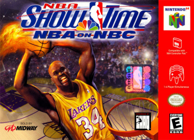 Pochette NBA Showtime : NBA on NBC version Nintendo 64