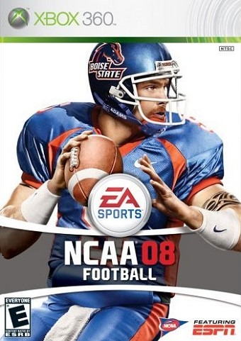 Pochette NCAA Football 08 version Xbox 360