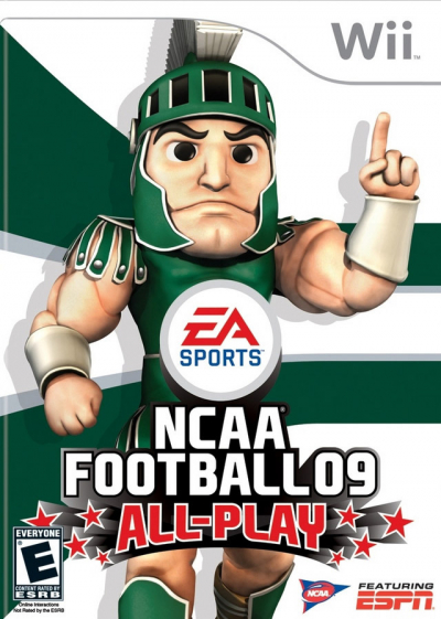 Pochette NCAA Football 09 All-Play version Wii
