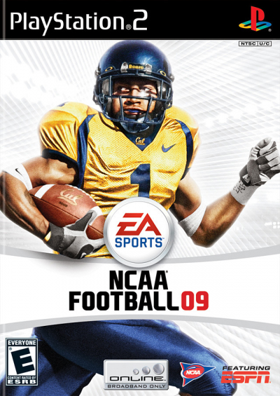 Pochette NCAA Football 09 version PlayStation 2