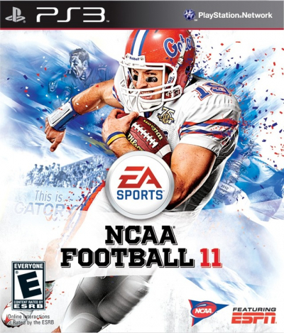 Pochette NCAA Football 11 version PlayStation 3