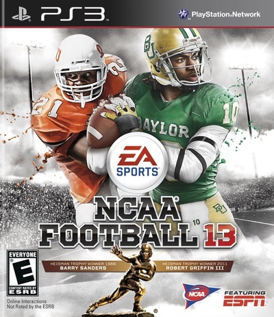 Pochette NCAA Football 13 version PlayStation 3