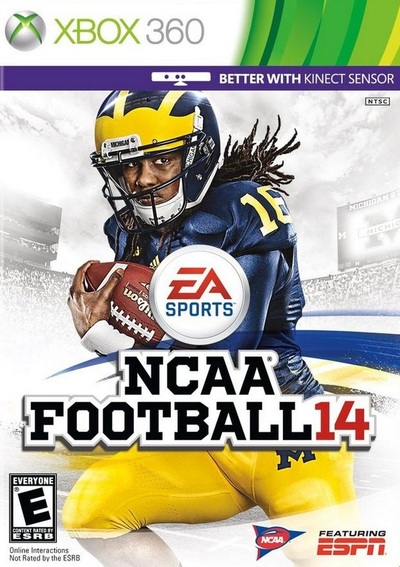 Pochette NCAA Football 14 version Xbox 360