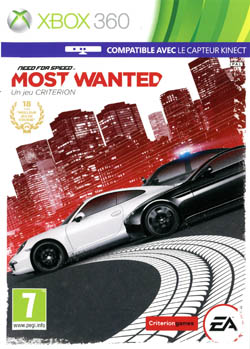 Pochette Need for Speed : Most Wanted version Xbox 360