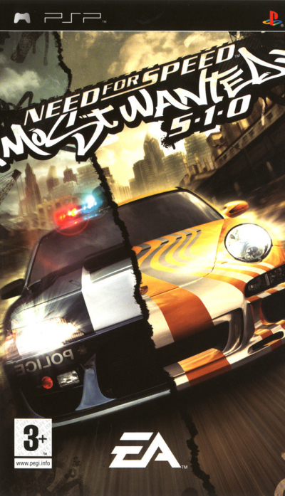Pochette Need for Speed : Most Wanted 510 version PSP