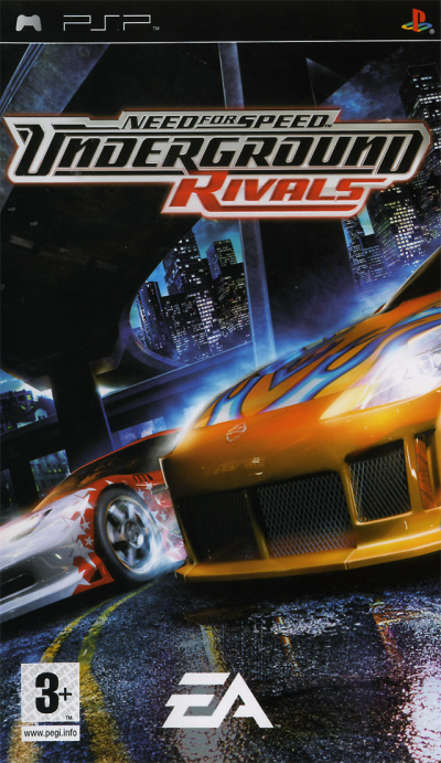 Pochette Need for Speed Underground Rivals version PSP
