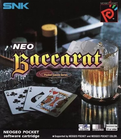 Pochette Neo Baccarat version Neo Geo Pocket Color