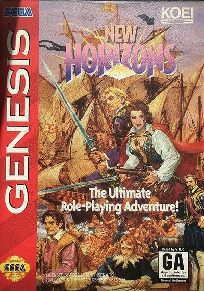 Pochette New Horizons version Megadrive
