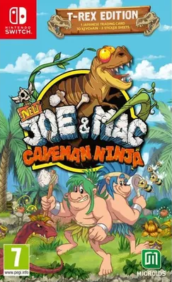 Pochette New Joe & Mac : Caveman Ninja version Switch