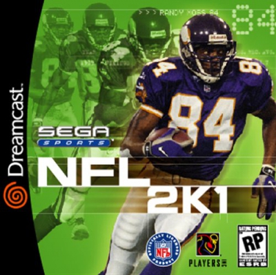 Pochette NFL 2K1 version Dreamcast