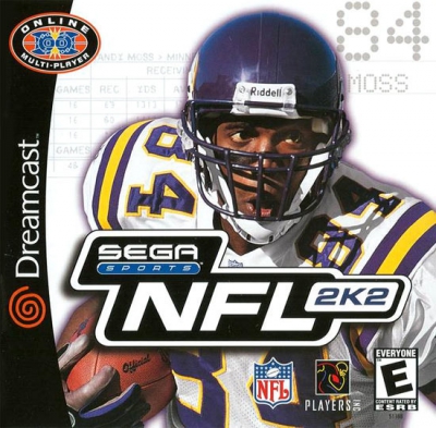 Pochette NFL 2K2 version Dreamcast