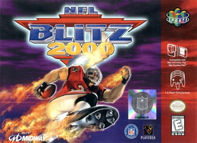 Pochette NFL Blitz 2000 version Nintendo 64