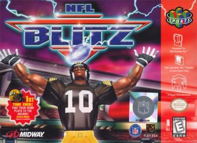 Pochette NFL Blitz version Nintendo 64