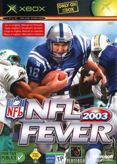 Pochette NFL Fever 2003 version Xbox