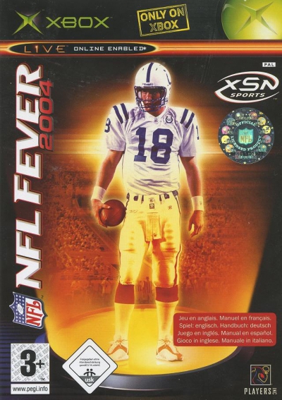 Pochette NFL Fever 2004 version Xbox