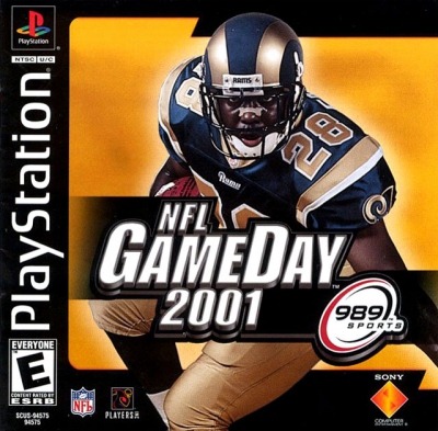 Pochette NFL GameDay 2001 version PlayStation