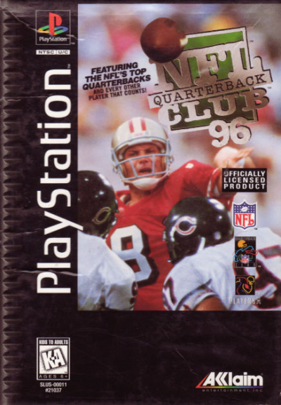 Pochette NFL Quarterback Club 96 version PlayStation
