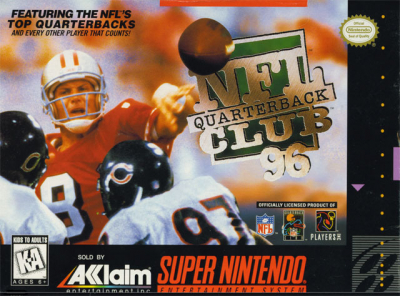 Pochette NFL Quarterback Club 96 version Super Nintendo