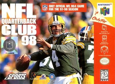 Pochette NFL Quarterback Club 98 version Nintendo 64