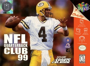 Pochette NFL Quarterback Club 99 version Nintendo 64