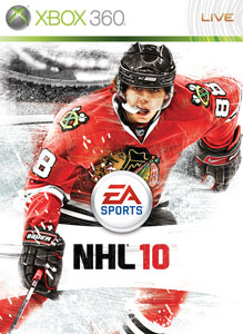 Pochette NHL 10 version Xbox 360