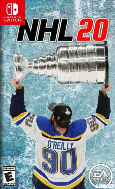 Pochette NHL 20 version Switch