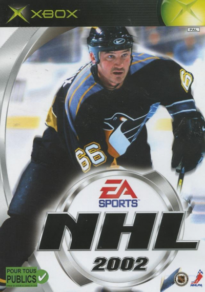 Pochette NHL 2002 version Xbox