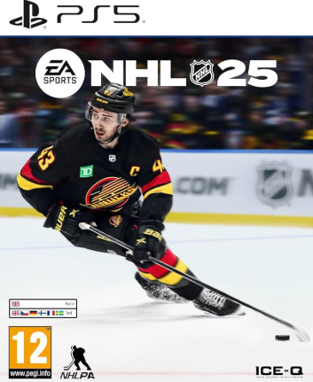 Pochette NHL 25 version PlayStation 5