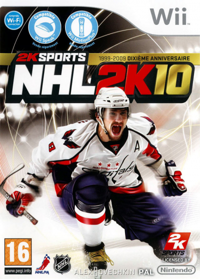 Pochette NHL 2K10 version Wii