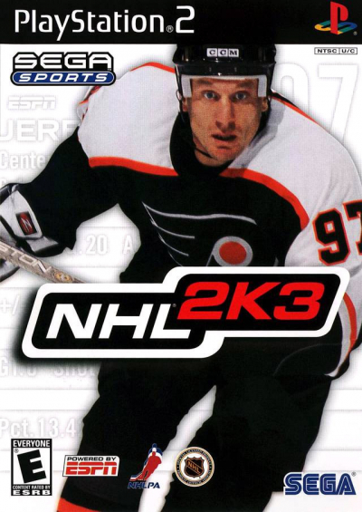Pochette NHL 2K3 version PlayStation 2