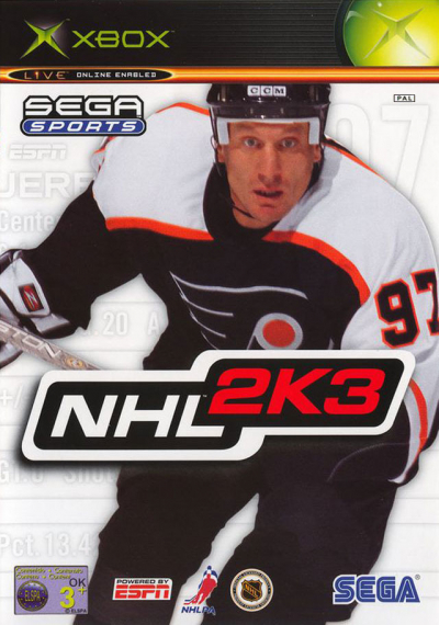 Pochette NHL 2K3 version Xbox