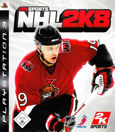 Pochette NHL 2K8 version PlayStation 3