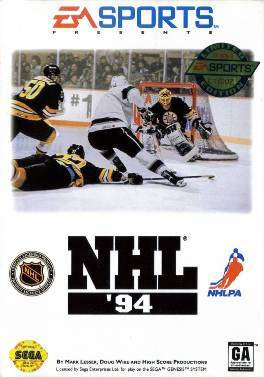 Pochette NHL '94 version Megadrive