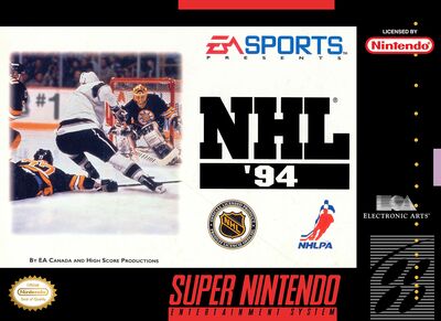 Pochette NHL '94 version Super Nintendo