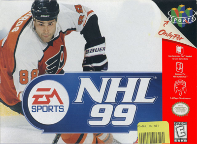 Pochette NHL 99 version Nintendo 64