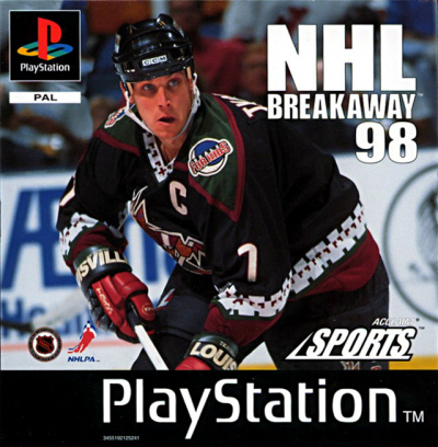 Pochette NHL Breakaway 98 version PlayStation