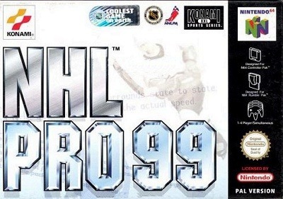 Pochette NHL Pro 99 version Nintendo 64