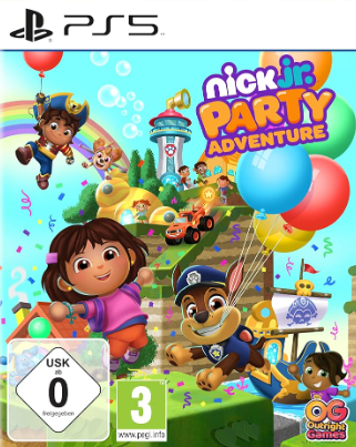 Pochette Nick Jr. Party Adventure version PlayStation 5