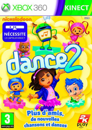 Pochette Nickelodeon Dance 2 version Xbox 360
