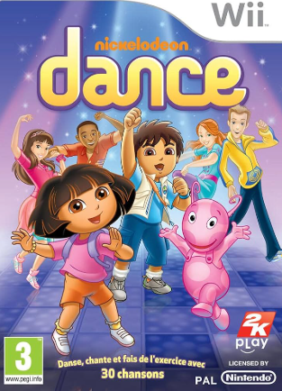 Pochette Nickelodeon Dance version Wii