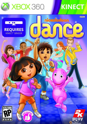 Pochette Nickelodeon Dance version Xbox 360