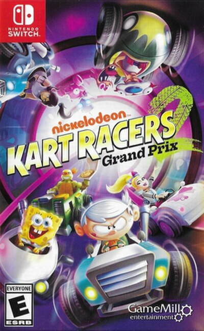 Pochette Nickelodeon Kart Racers 2 : Grand Prix version Switch