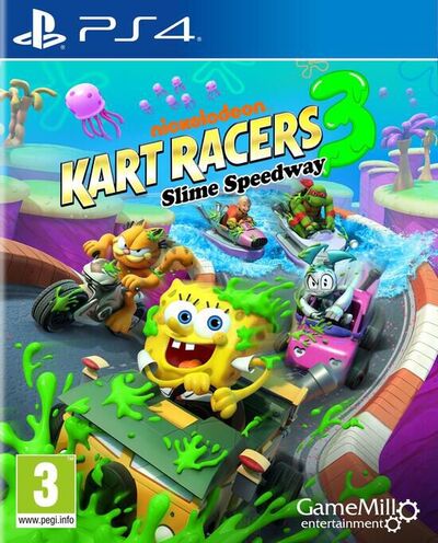 Pochette Nickelodeon Kart Racers 3 : Slime Speedway version PlayStation 4