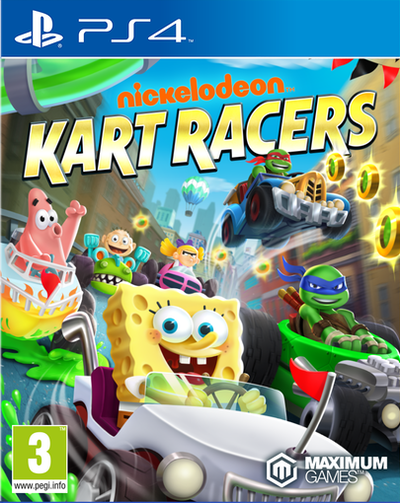 Pochette Nickelodeon Kart Racers version PlayStation 4