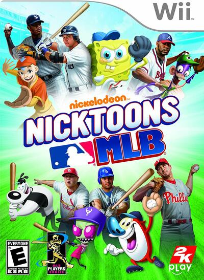 Pochette Nicktoons MLB version Wii