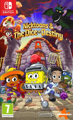 Pochette Nicktoons & The Dice of Destiny version Switch