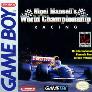 Pochette Nigel Mansell's World Championship version GameBoy/Color